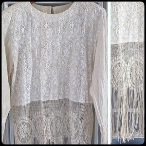 VTG - FESTIVAL FRINGED BOHO HIPPY TUNIC